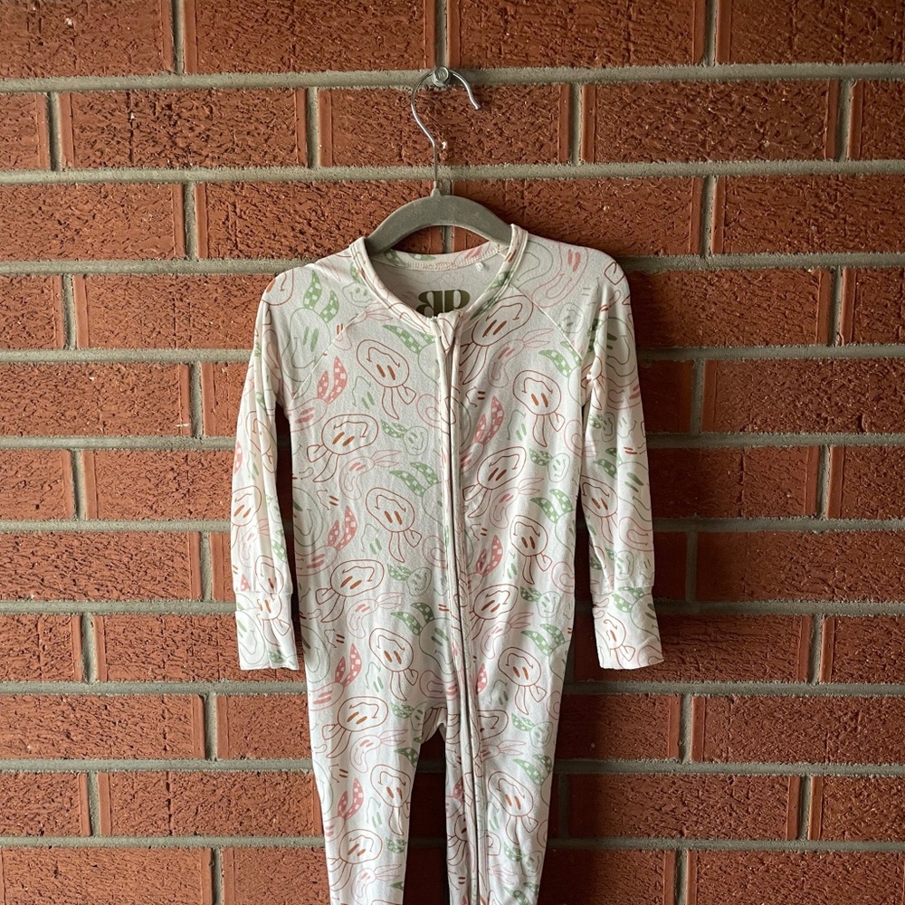 Brixton Phoenix | Trippy Bunny - Multi | Bamboo Zip Romper